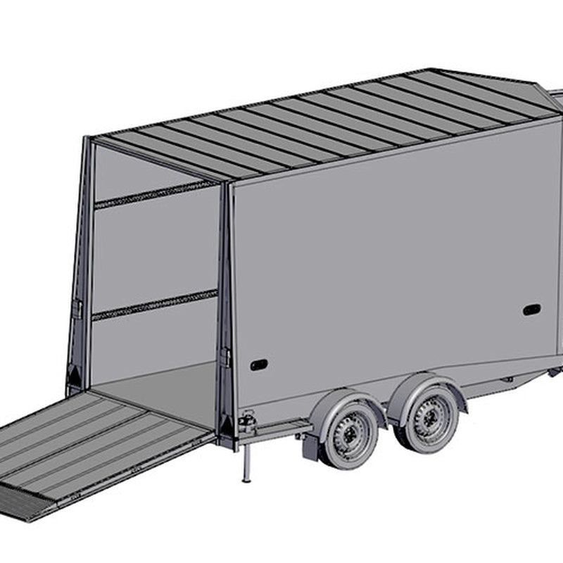 Box Trailer Package with a Ramp Door in a Standard Duty Specification