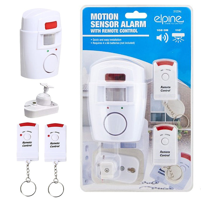 Caravan Alarm with Motion and Door Sensors in a Premium Specification