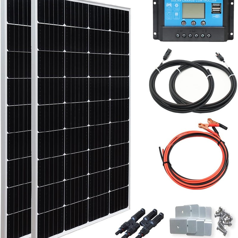 Caravan Off Grid Package with 300W of Solar in a Standard Duty Specification