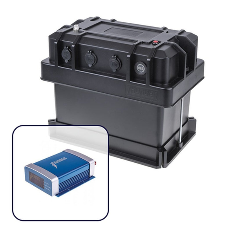 Caravan Power Package with a Battery to Battery Charger in a Heavy Duty Specification