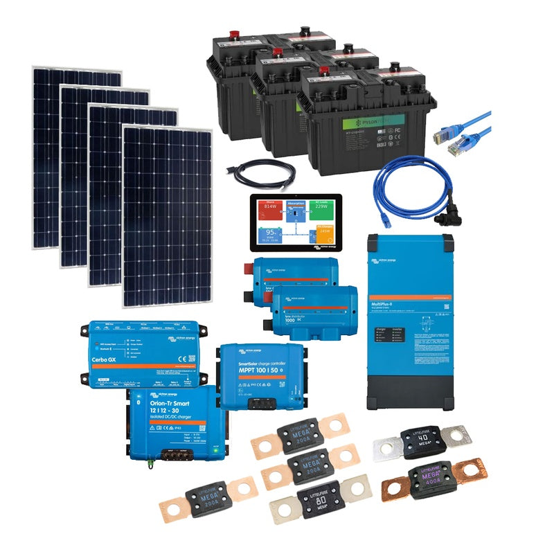 Caravan Solar and Lithium Package in a Standard Duty Specification