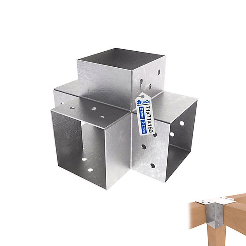 Corner Steady Set of Four in Hot Dip Galvanised