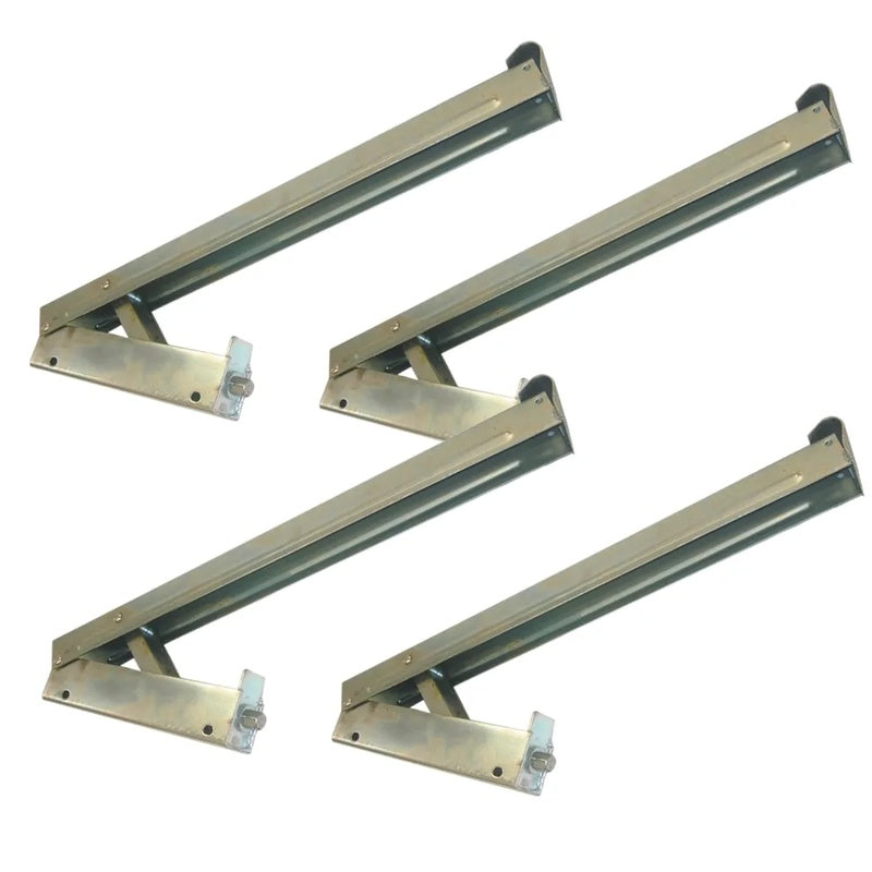 Corner Steady Set of Four in Zinc Plated Steel
