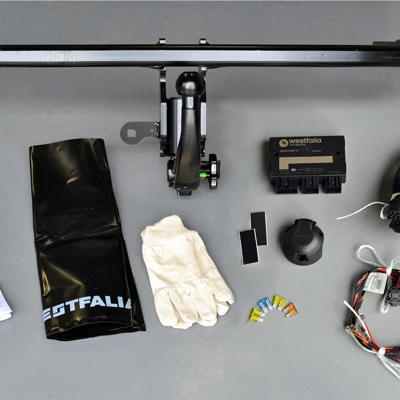 Detachable Towbar and Dedicated Electrics Kit in Powder Coated Steel