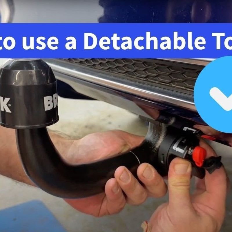 Detachable Towbar for Winter and Coastal Use in Hot Dip Galvanised