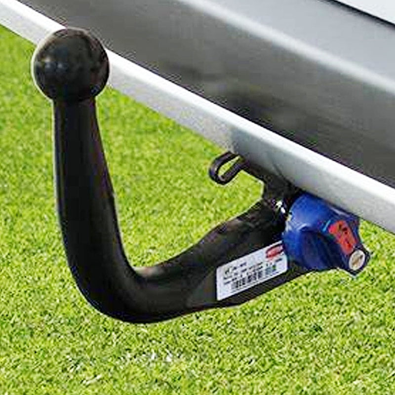 Detachable Towbar with Two Keys Alike in Powder Coated Steel