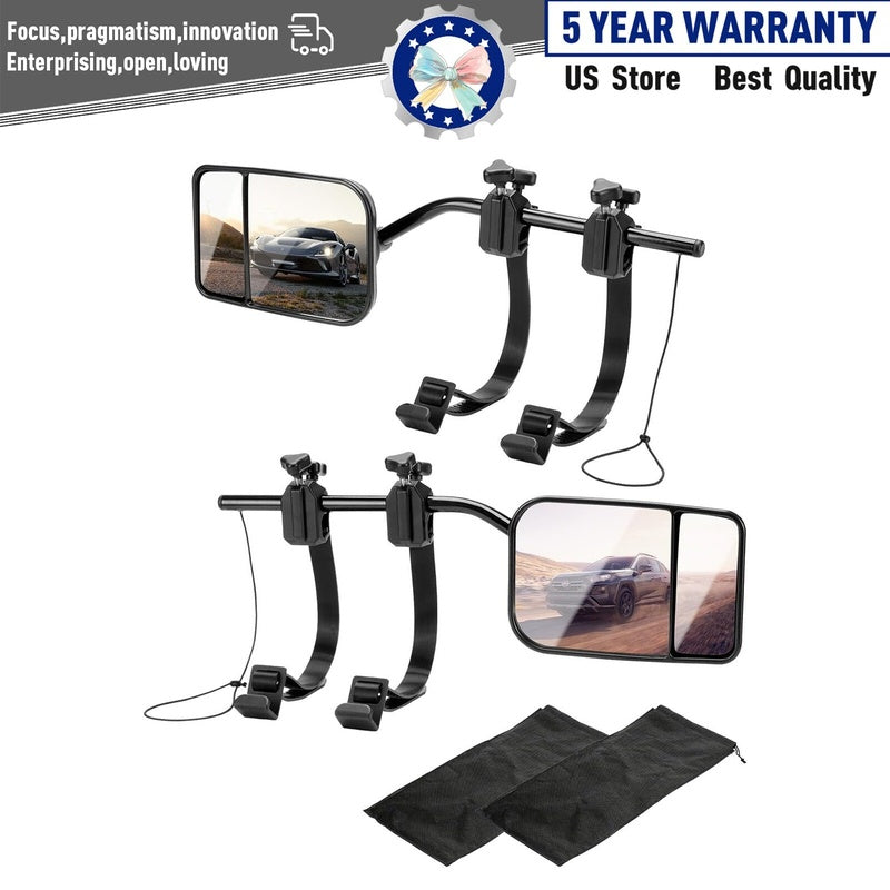 Extension Towing Mirrors with Convex Glass in a Premium Specification