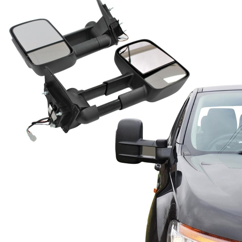 Extension Towing Mirrors with Indicators in a Standard Duty Specification