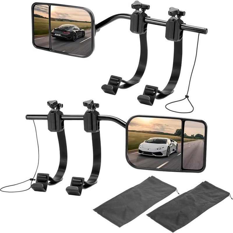 Extension Towing Mirrors with a Carry Case in a Standard Duty Specification