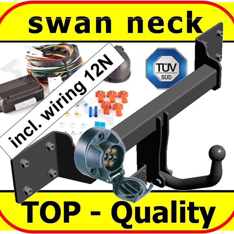 Fitted Swan Neck Towbar Package with Dedicated Electrics in a Premium Specification