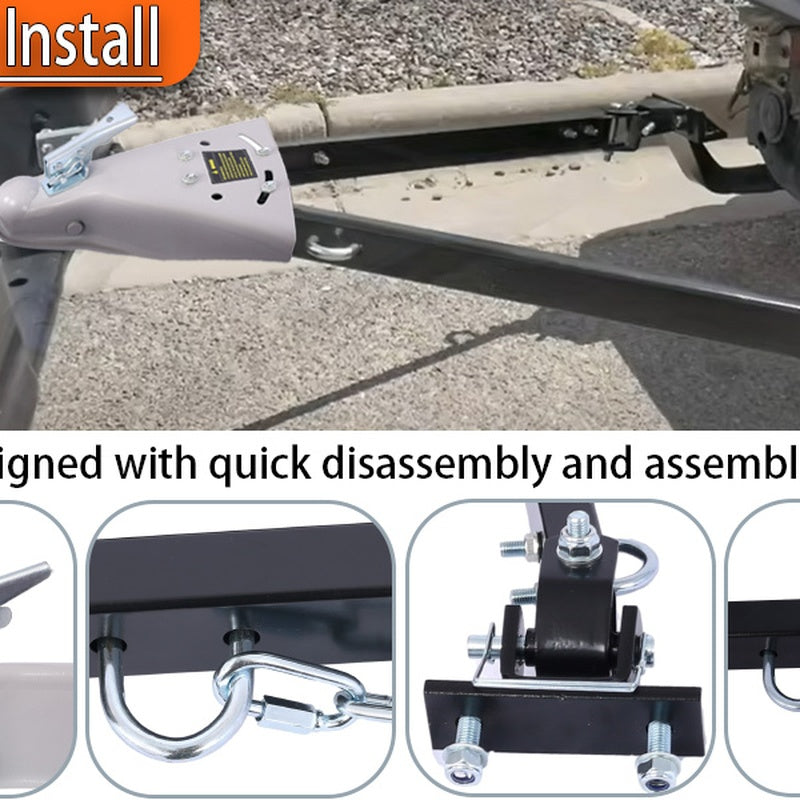 Fitted Towbar Package for a Caravan in a Heavy Duty Specification