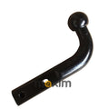 Fixed Swan Neck Towbar for a Small Car in Powder Coated Steel