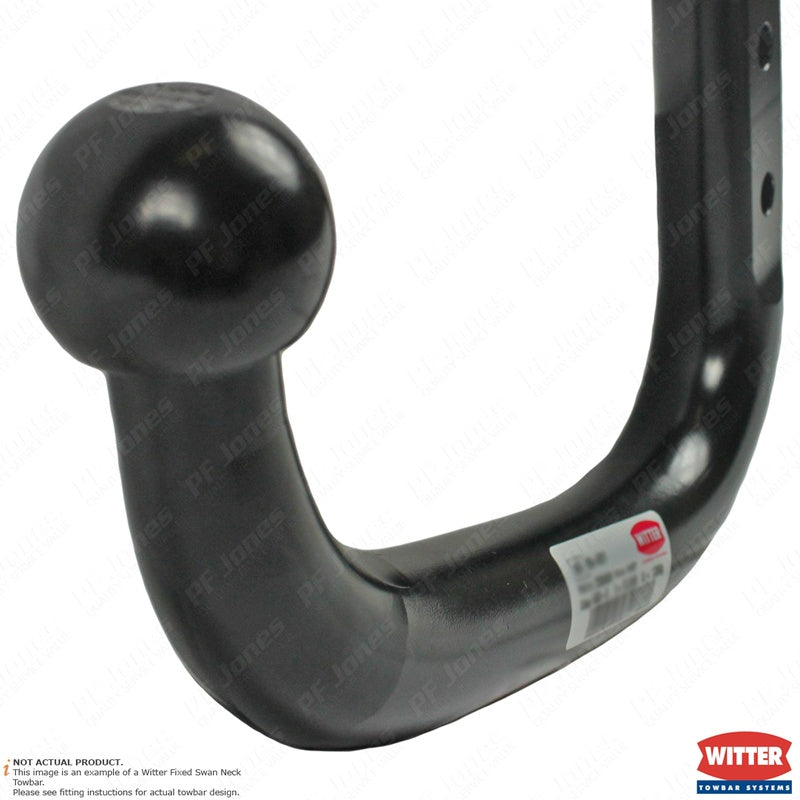 Fixed Swan Neck Towbar for an SUV in Powder Coated Steel