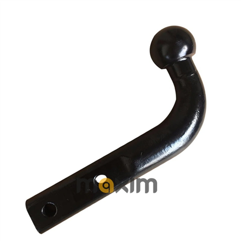 Fixed Swan Neck Towbar with a Socket Mounting Plate in Powder Coated Steel