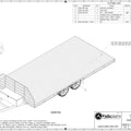 Flatbed Plant Trailer Package in a Standard Duty Specification