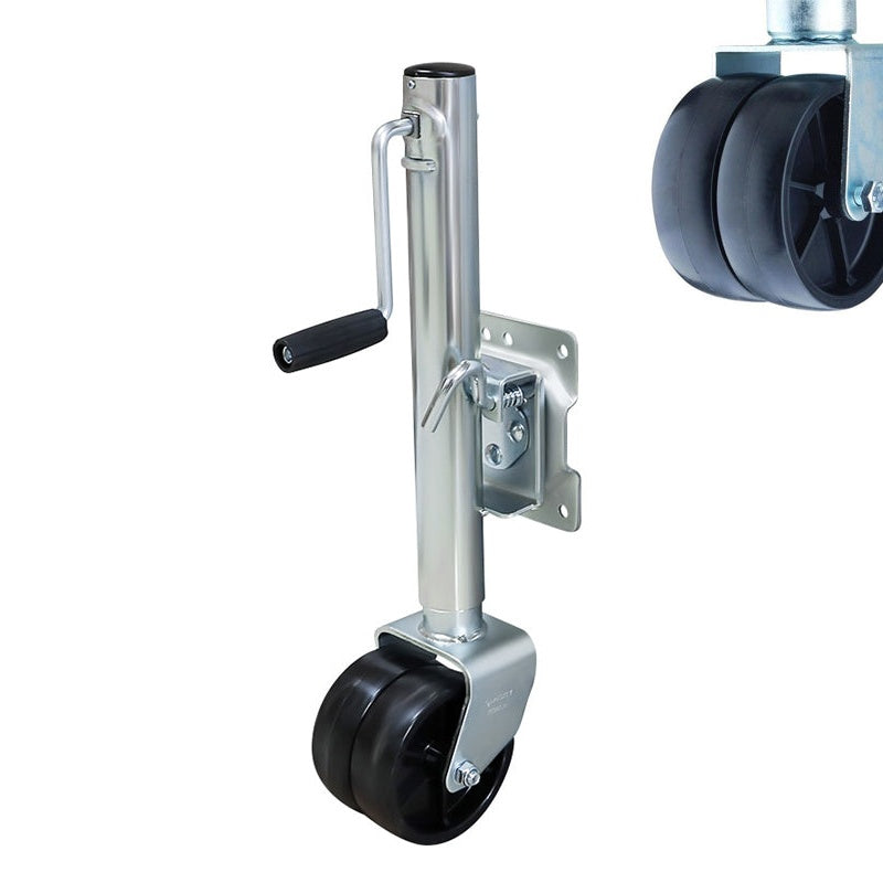 Heavy Duty Jockey Wheel for a Plant Trailer in Hot Dip Galvanised