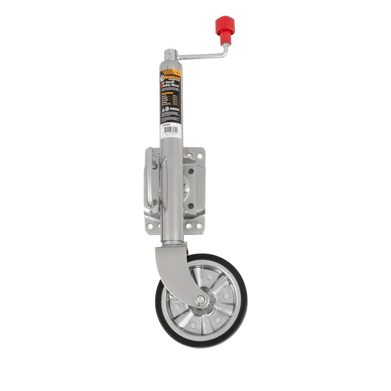 Heavy Duty Jockey Wheel for a Plant Trailer in Zinc Plated Steel