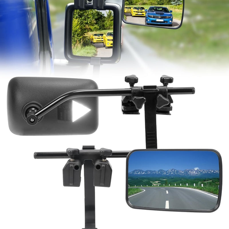 Horsebox Towing Package with Extension Mirrors and a Camera in a Heavy Duty Specification
