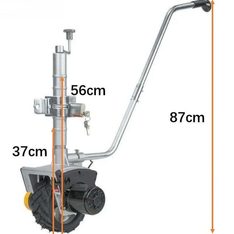 Motorised Jockey Wheel in Hot Dip Galvanised