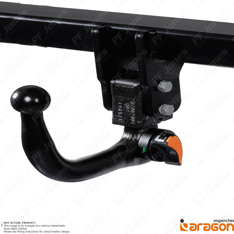 Vertical Detachable Towbar in Hot Dip Galvanised